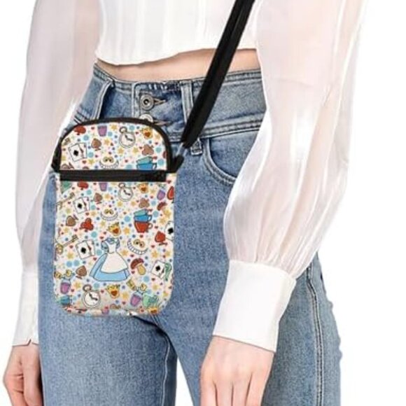 Charming Fairy Tale Mini Crossbody Bag - Ideal for Cosmetics & Gifts, Soft Touch - Picture 5 of 7